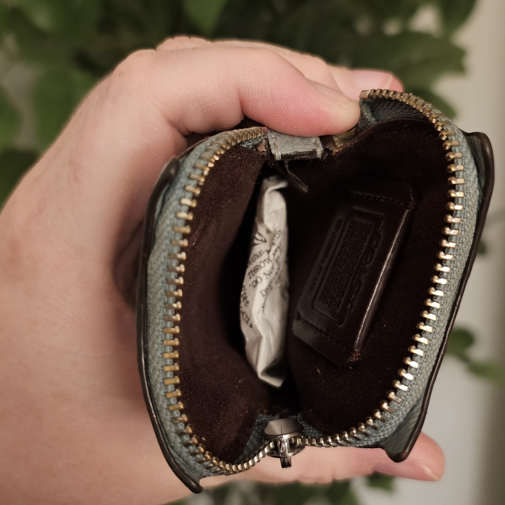 Coach Gray Owl Coin Purse - Picture 5 of 5